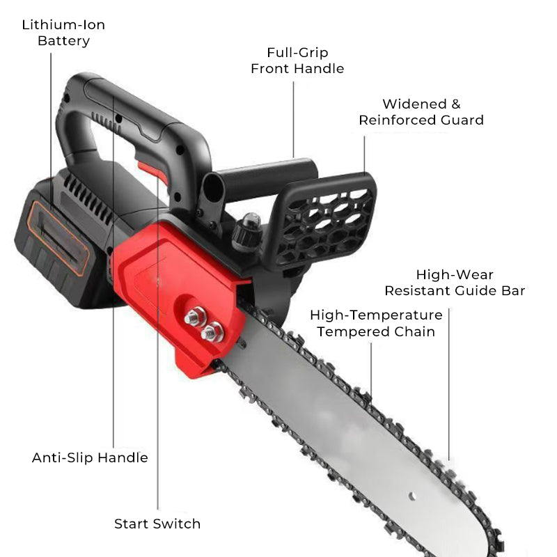📢📢4 dernières heures : Grande vente⏰⏰ Tronçonneuse haute puissance sans fil (batterie lithium) - 🎁 Kit d'outils offert pour un temps limité !