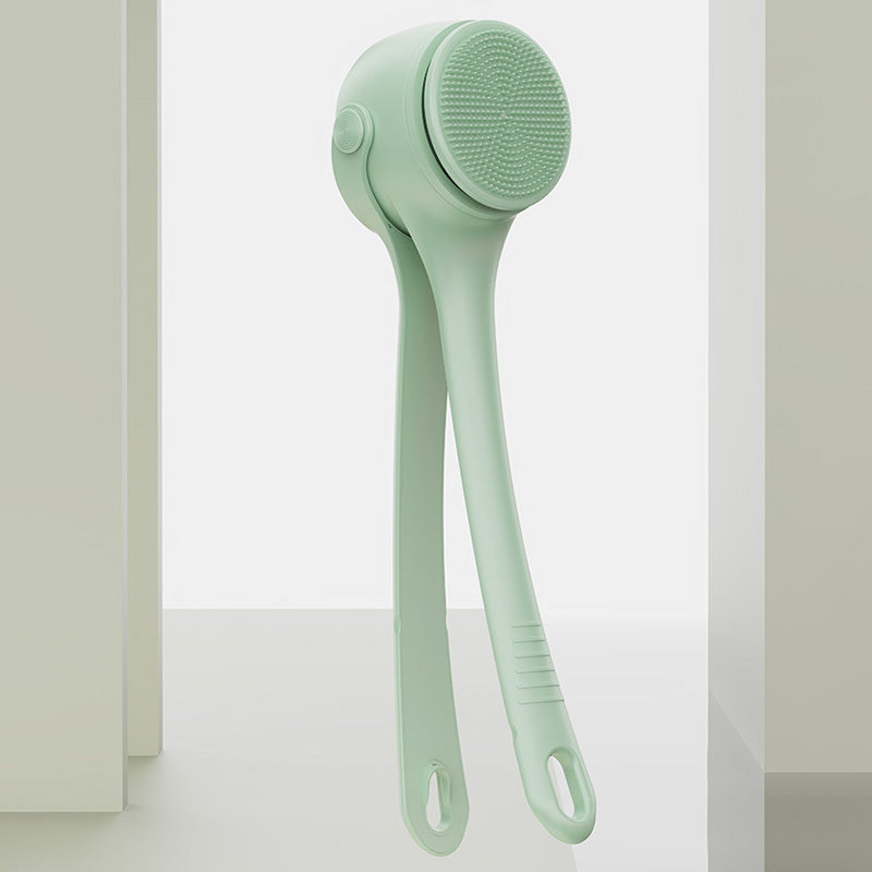 Brosse de bain exfoliante électrique à long manche