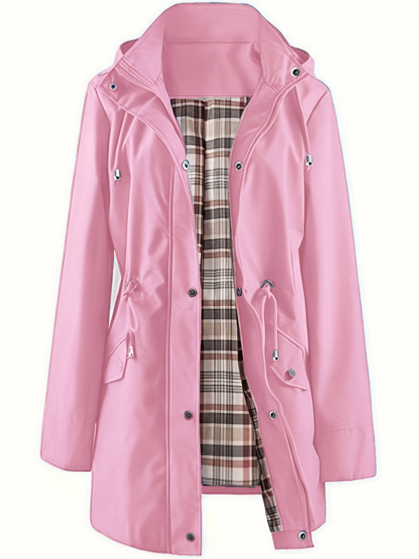 ⏳Promotion Éclair⏰Vestes décontractées de couleur unie, manteaux coupe-vent imperméables🧥