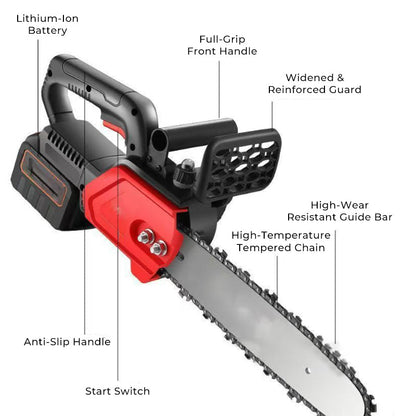 📢📢4 dernières heures : Grande vente⏰⏰ Tronçonneuse haute puissance sans fil (batterie lithium) - 🎁 Kit d'outils offert pour un temps limité !