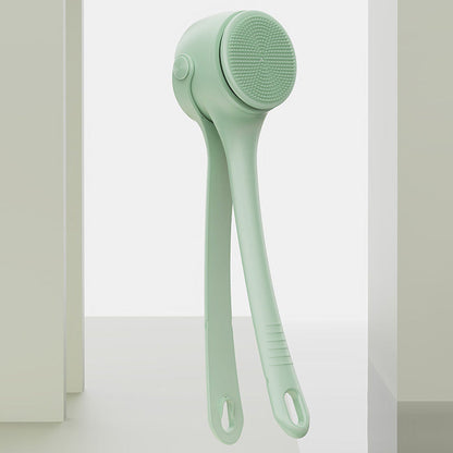 Brosse de bain exfoliante électrique à long manche